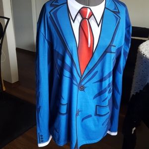 Fake Shirt, Tie, Jacket T-Shirt.